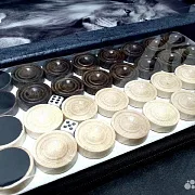 Нарды под стеклом «Казино» — красивый подарок — фотография 6