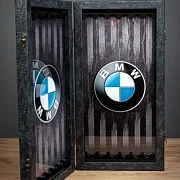 Нарды под стеклом «BMW» — красивый подарок — фотография 4