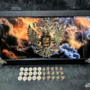 Нарды под стеклом «Держава» — красивый подарок — фотография 10