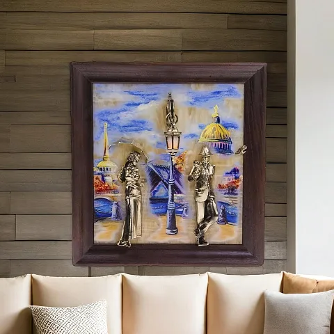 Ручная работа: Ключница «Пара. Набережная. Мост» с подсветкой