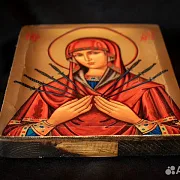 Икона Богородицы "Умягчение злых сердец" — оригинальный подарок — фотография 3
