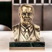 На память: Бюст «В.И. Ленин» из бронзы — фотография 1