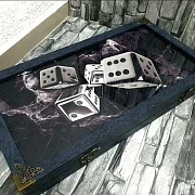 Подарочные нарды под стеклом «Премиальная классика» — фотография 5