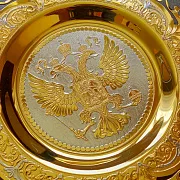 Ручная работа: Декоративная тарелка "Гербовая". Златоуст — фотография 2