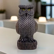 Скульптура «Филин» из кальцита — красивый подарок — фотография 1