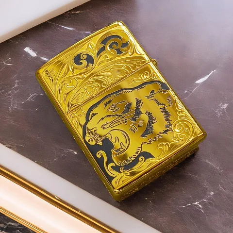 На память: Оригинальная зажигалка Zippo "Тигр" № 7