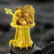 Позолоченный колокольчик «Баба Яга» в подарок — фотография 1