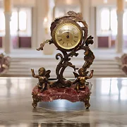 Настольные часы с ангелами — оригинальный подарок — фотография 1