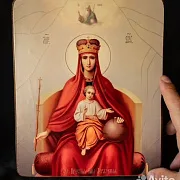 Икона Божией матери "Державная" — оригинальный подарок — фотография 1