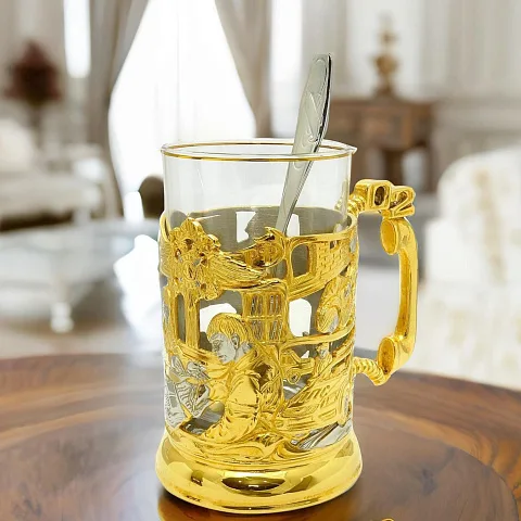 Подарочный латунный подстаканник «Полиция»