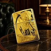 Сувенирная зажигалка Zippo "Тигр" №5 — красивый подарок — фотография 1