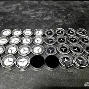Стальные фишки для нард «Mercedes» — красивый подарок — фотография 4