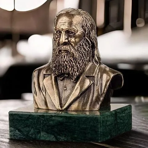 На память: Бронзовый бюст «Менделеев Д.И.»