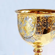 Кубок для вина "Золотой". Златоуст — оригинальный подарок — фотография 3