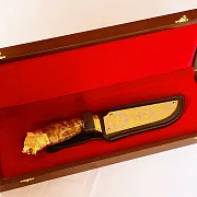 Нож «Волк» №5 из Златоуста — красивый подарок — фотография 9