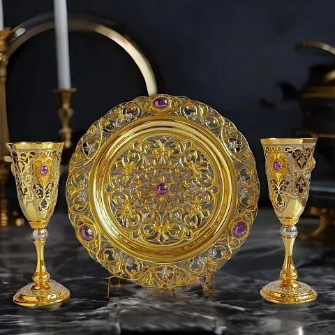 Подарочный набор фужеров "Эксклюзив". Златоуст