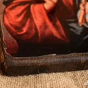 Икона деревянная "Христос Вседержитель" — оригинальный подарок — фотография 6