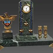 Ручная работа: Часы «Погон» с гербом Спецсвязи — фотография 2
