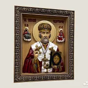 Святой Николай Чудотворец икона из дерева — необычный подарок — фотография 2