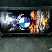 На память: Нарды под стеклом «BMW» — фотография 5